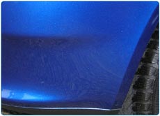 After wing scratch repair